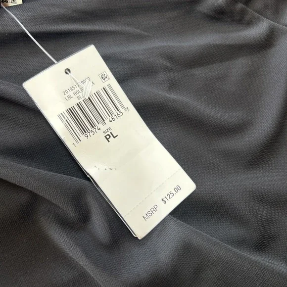 NWT Authentic RALPH LAUREN  Black One Shoulder Long Sleeve Top Petite L - Picture 6 of 10